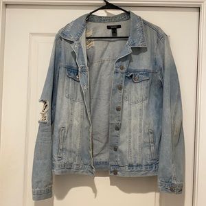 Distressed Denim Jacket